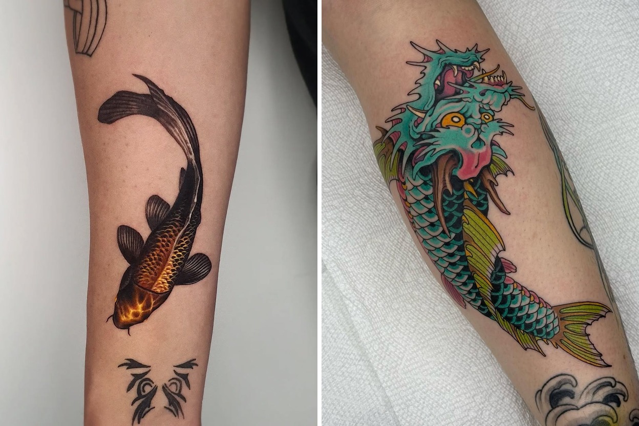 53+ Delicate Koi Fish Tattoo Ideas Curated for Your Next Session Featured Lookbook Collage