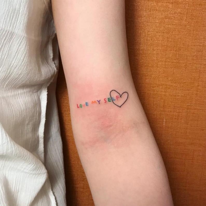 Do All Things with Love Tattoo Design