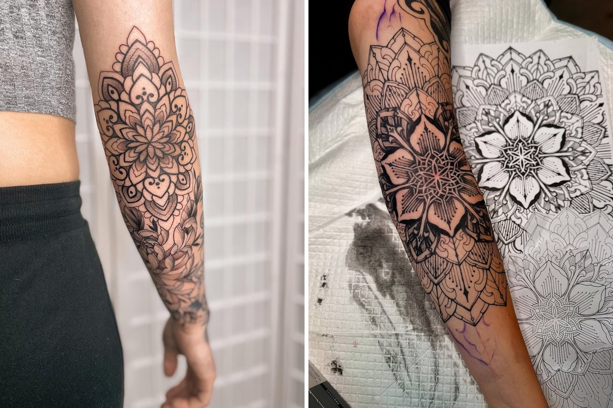 Delicate Mandala Tattoo Ideas That Perfectly Complement Your Style Featured Lookbook Collage
