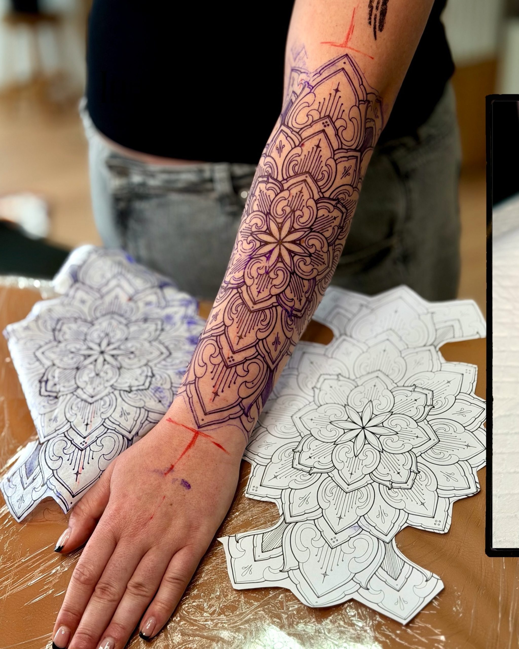 Optical Illusion Mandala Tattoo Tattoo Design