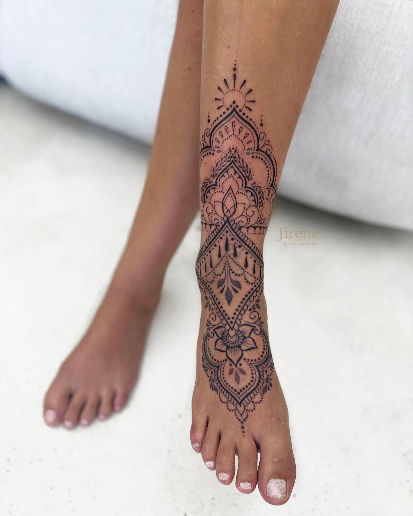 Ornamental Floral Mandala Tattoo Tattoo Design