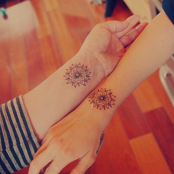 Full stop and comma Couple Tattoo Tattoo Design