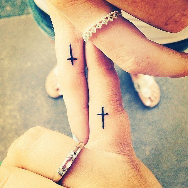 Girl almighty - She's not Afraid - Matching Tattoos on two Arms Tattoo Design