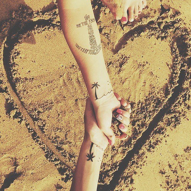 Matching Yin Yang Tattoos on the Feet Tattoo Design