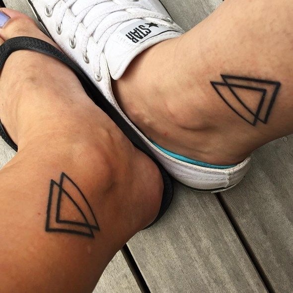 Simple matching kites Couple Tattoo Tattoo Design