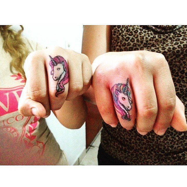 Very sweet Matching Black Heart Tattoos Tattoo Design