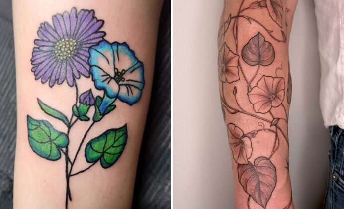 31+ Delicate Morning Glory Tattoo Ideas & Inspiration