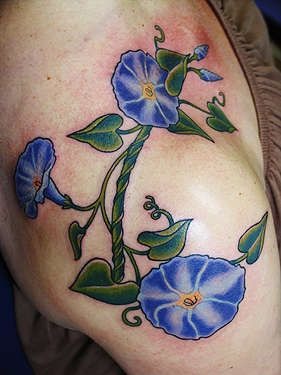 Painter's Palette Forearm Cluster Tattoo Design