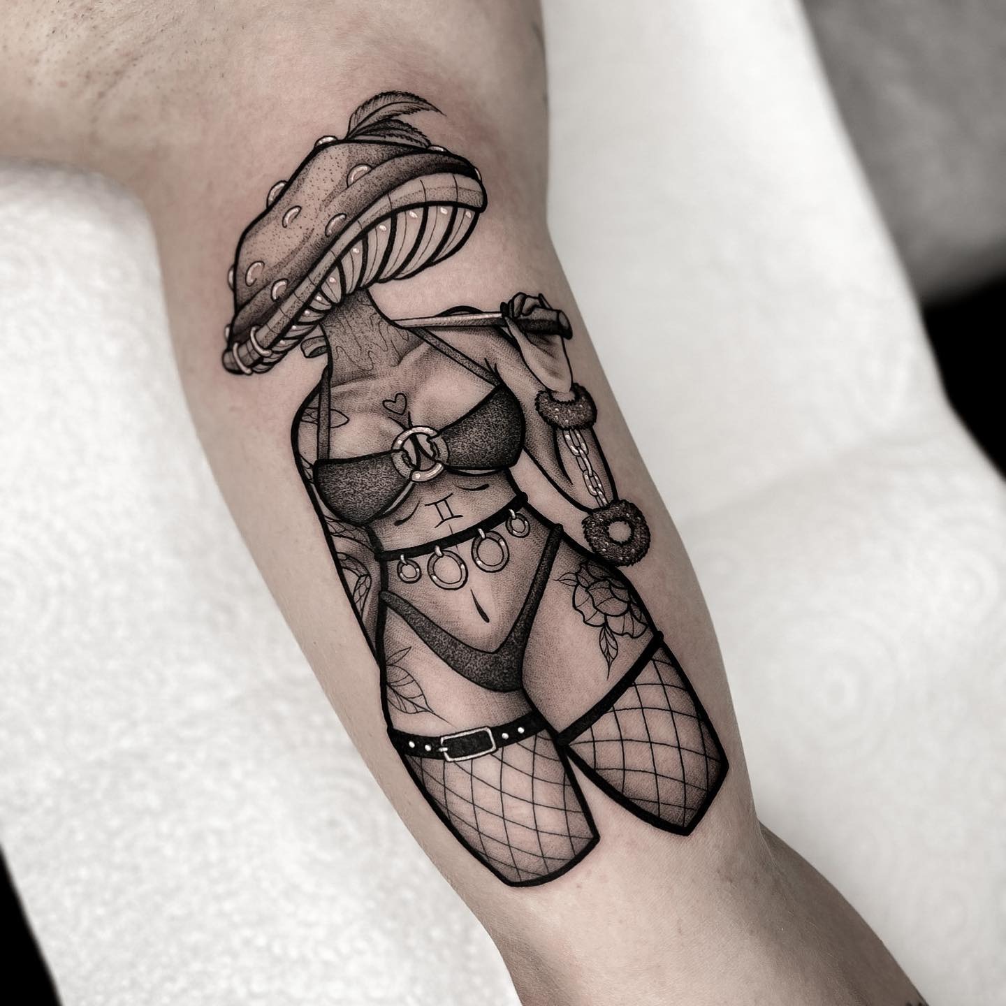 Mushroom Lady Tattoo Tattoo Design