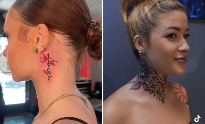 26+ Delicate Neck Tattoo Ideas For Stylish Confident Ink Inspiration