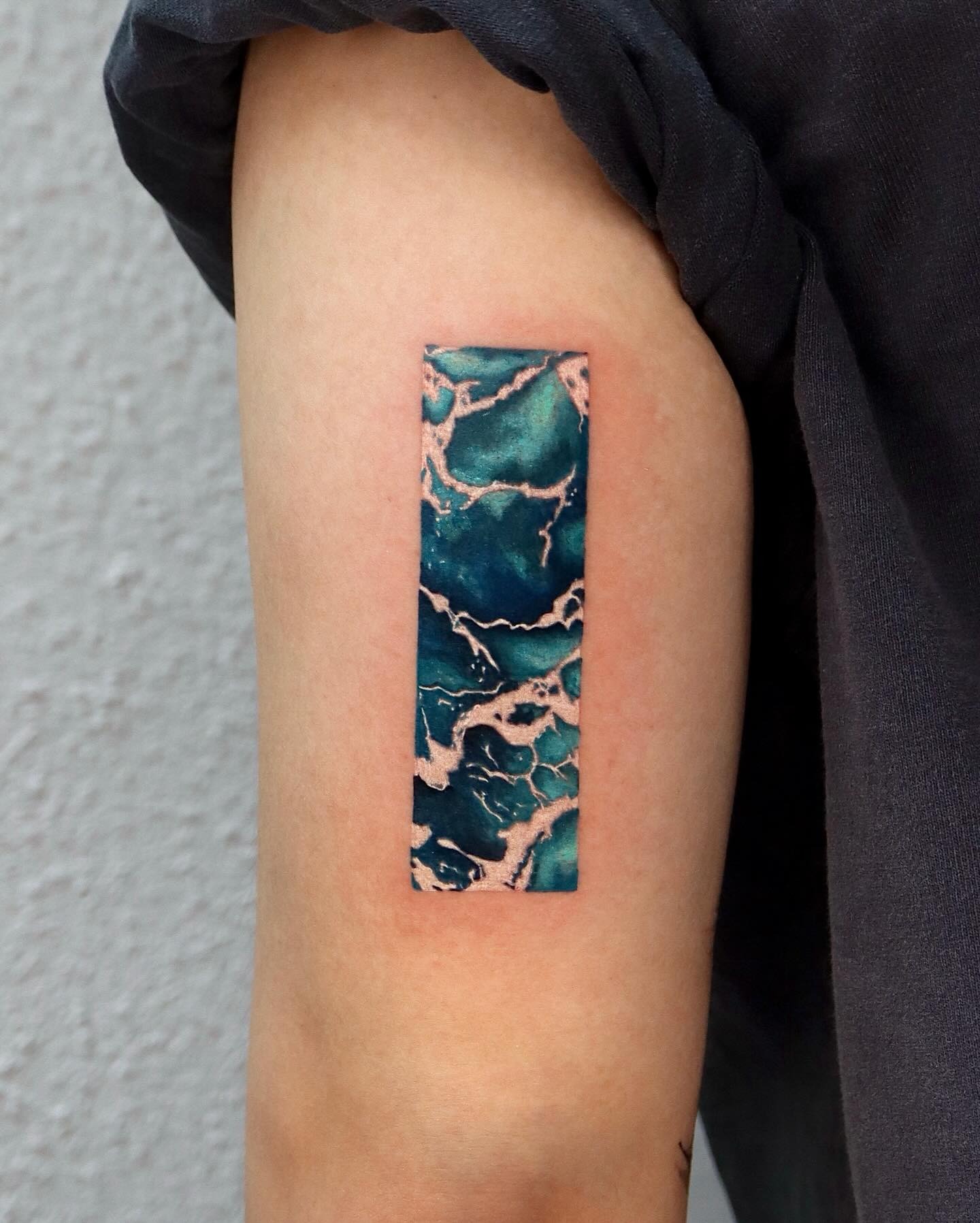 Abstract Ocean Texture Tattoo Tattoo Design