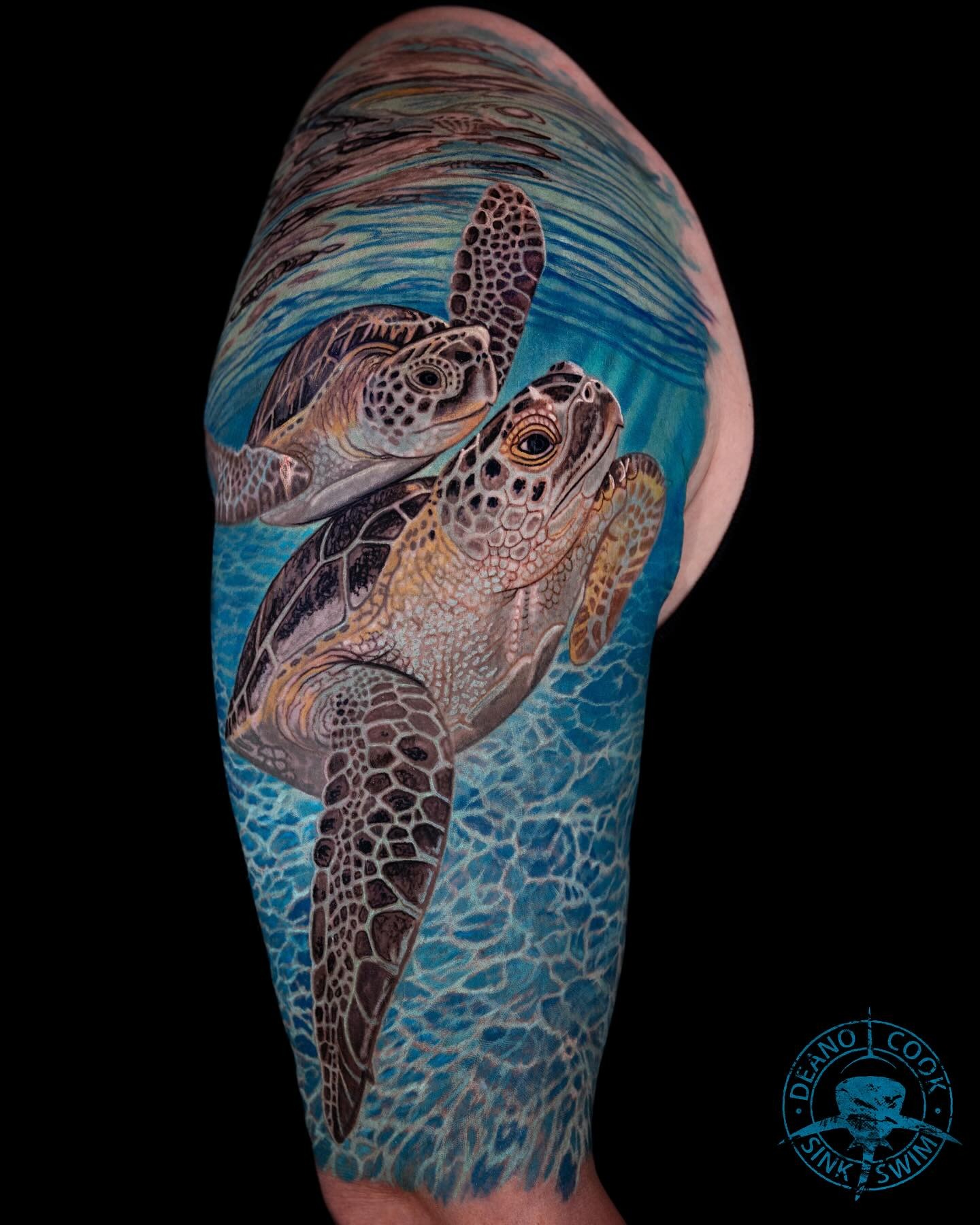 Sea Turtle Duo Tattoo Tattoo Design