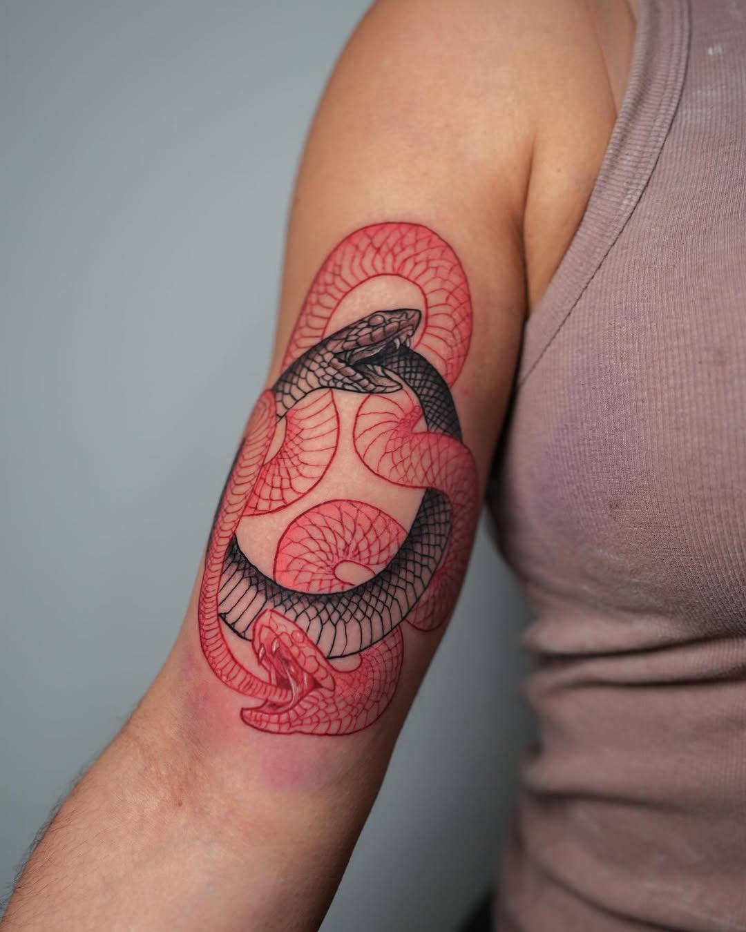 Intricate ouroboros tattoo embodying renewal and infinity Tattoo Design