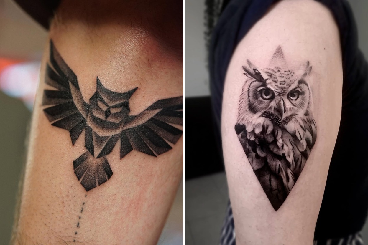 49+ Delicate Owl Tattoo Ideas For Expressive Body Art Featured Lookbook Collage
