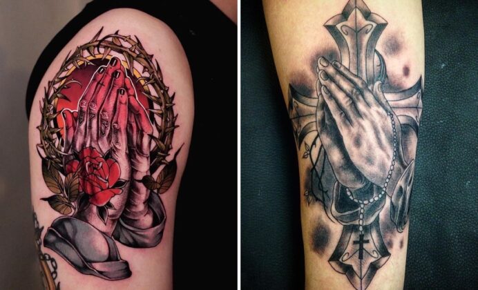 60+ Delicate Praying Hands Tattoo Ideas & Inspiration