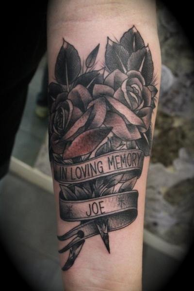 In loving memory Tattoo Design
