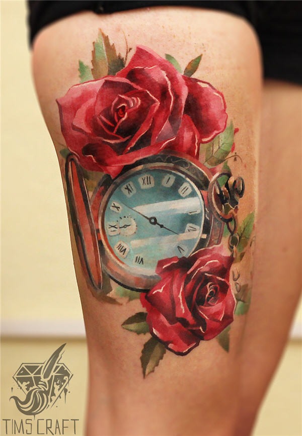 Times Craft Rose Tattoo Tattoo Design
