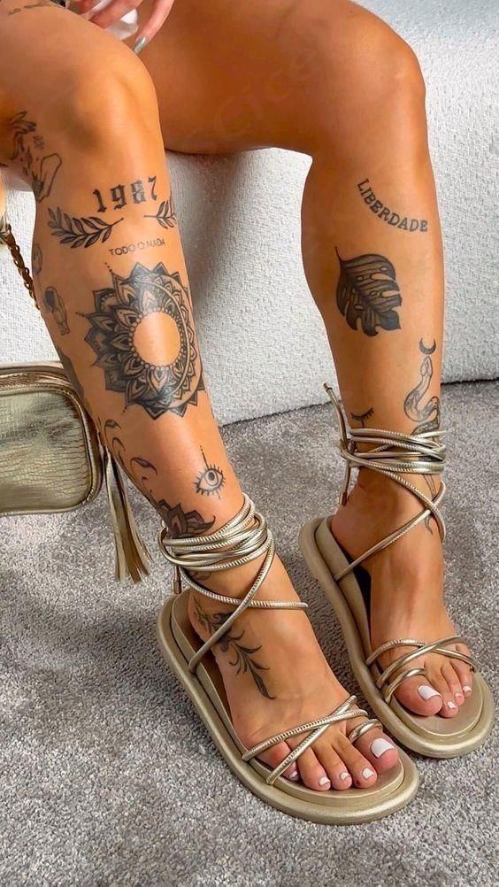 Mandala and Personal Script Shin Collection Tattoo Design