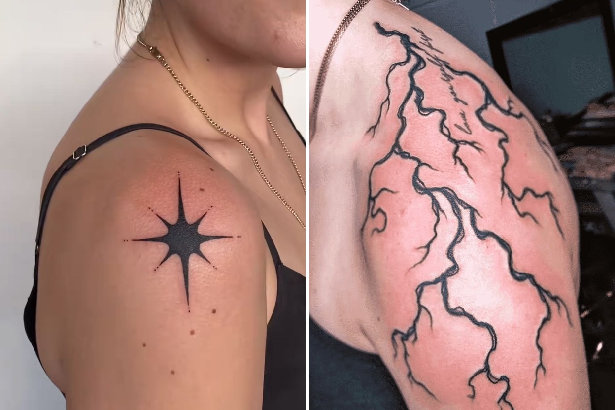 25+ Delicate Shoulder Tattoo Ideas That Feel Bold Stylish and Totally You Featured Lookbook Collage
