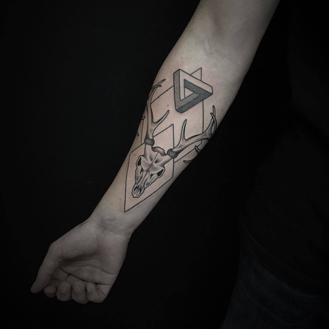 Animal skull tattoo design Tattoo Design