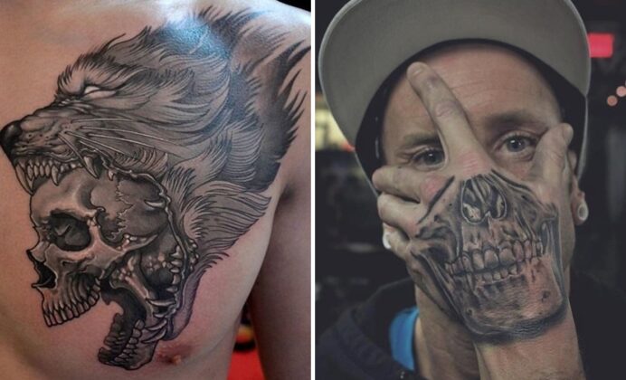 60+ Delicate Skull Tattoo Ideas For Unique Personal Expression
