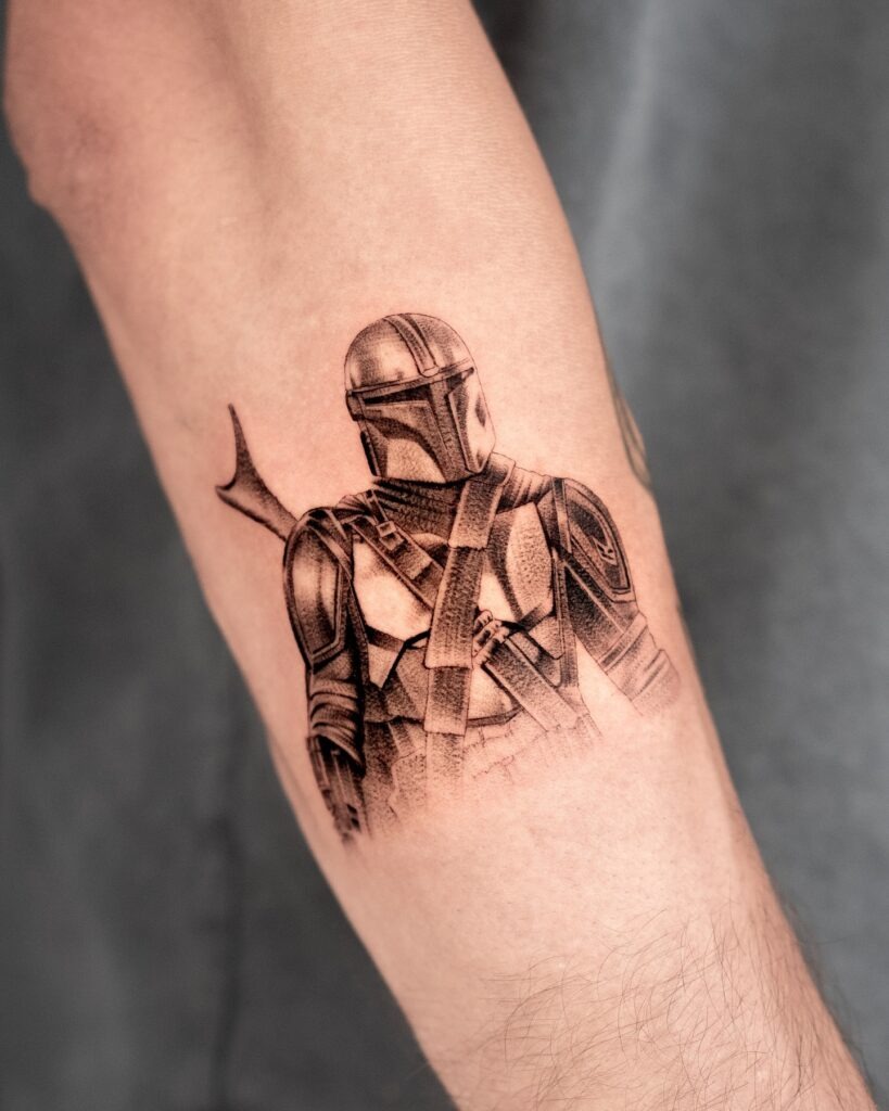 Adorable Darth Vader Tattoo Tattoo Design