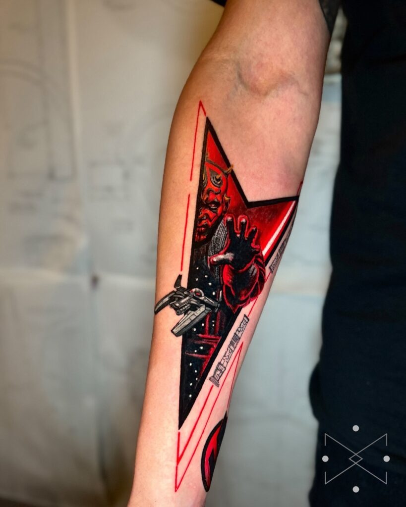 Anakin and Vader Tattoo Tattoo Design