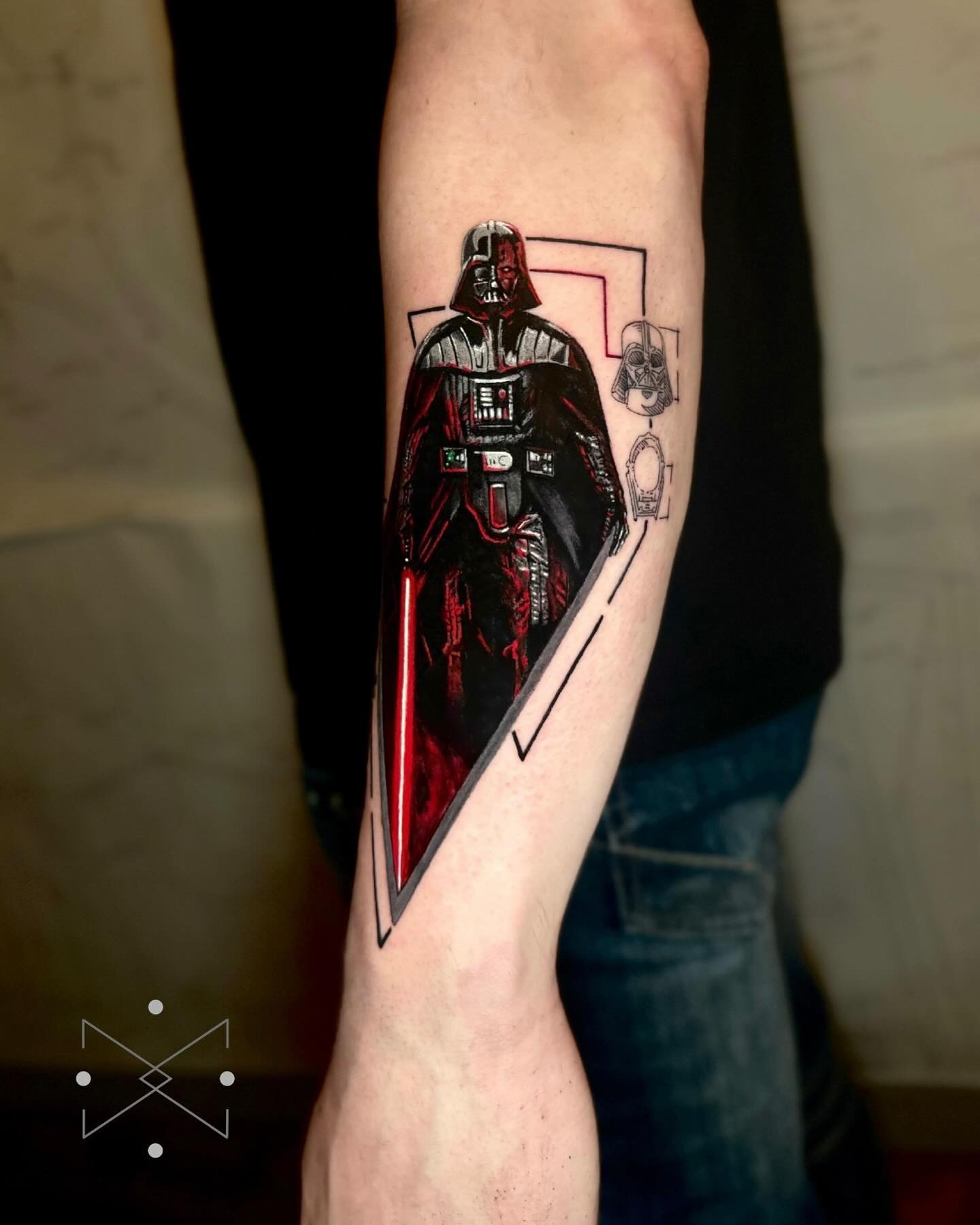 Darth Vader’s Dark Power Tattoo Tattoo Design