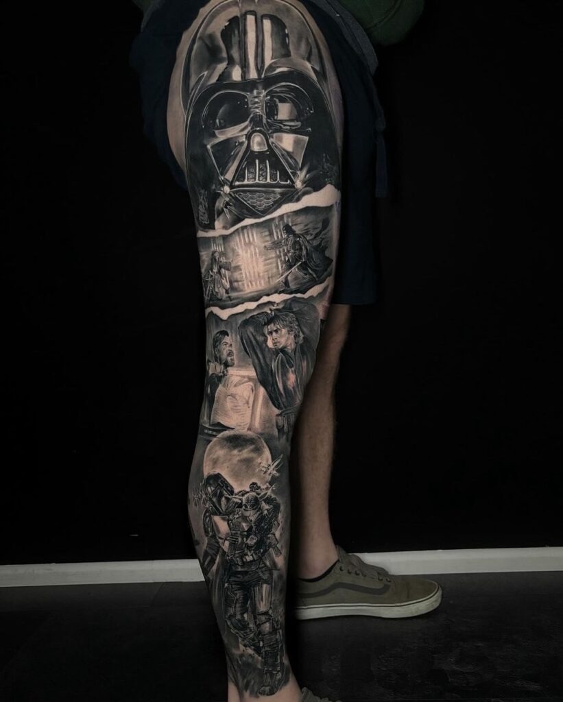 Darth Vader’s Force Choke Tattoo Tattoo Design