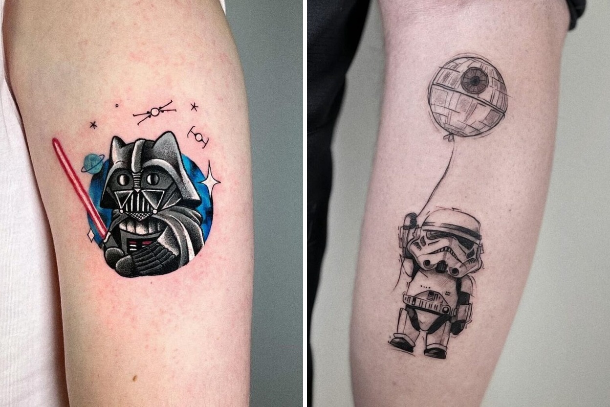 65+ Delicate Star Wars Tattoo Ideas That Stand Out with Effortless Elegance Featured Lookbook Collage