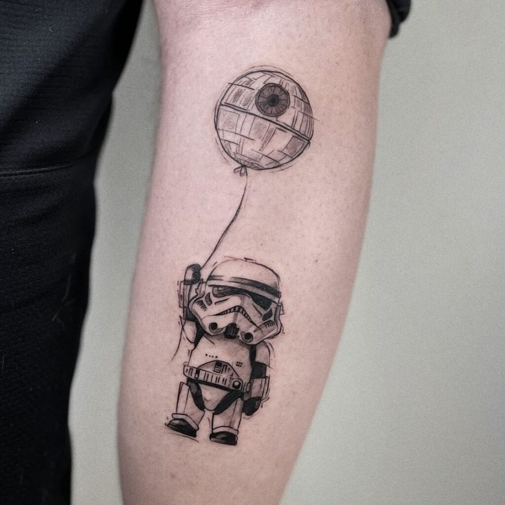 LEGO Stormtrooper Assembly Tattoo Tattoo Design