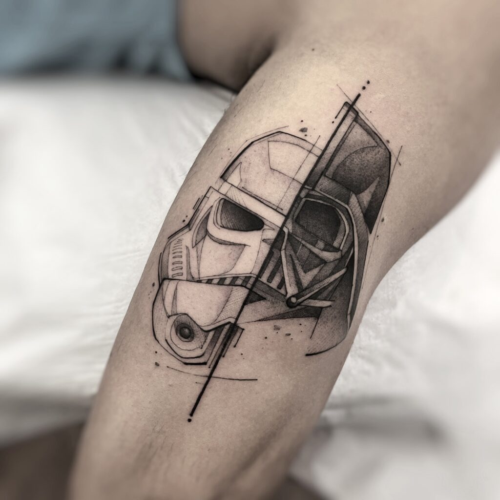 Minimalist Star Wars Tattoo Ideas Tattoo Design