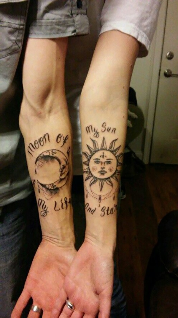 Moon Design: Couple Goals ‘Moon of My Life’ to Showcase Your Love Tattoo Design