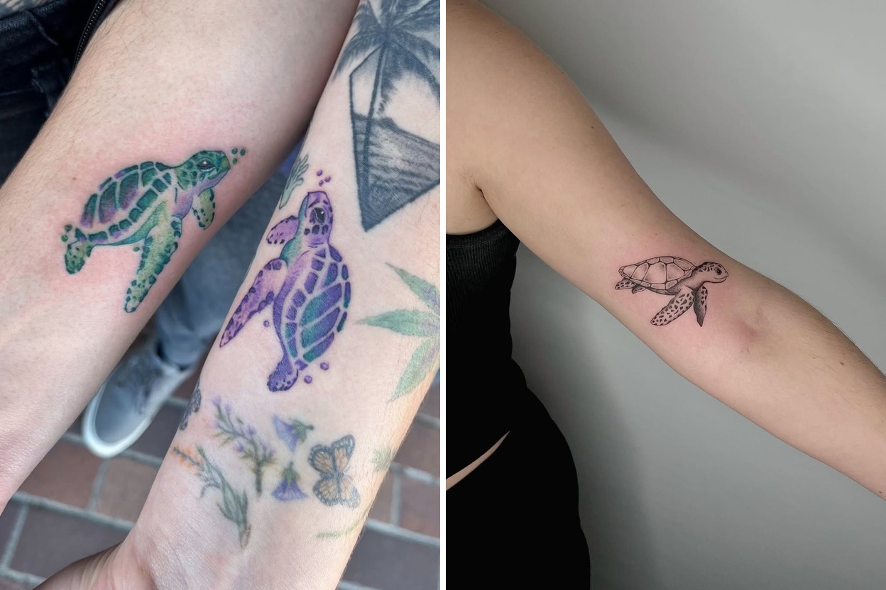 57+ Delicate Turtle Tattoo Ideas Full of Meaning and Personal Style Featured Lookbook Collage