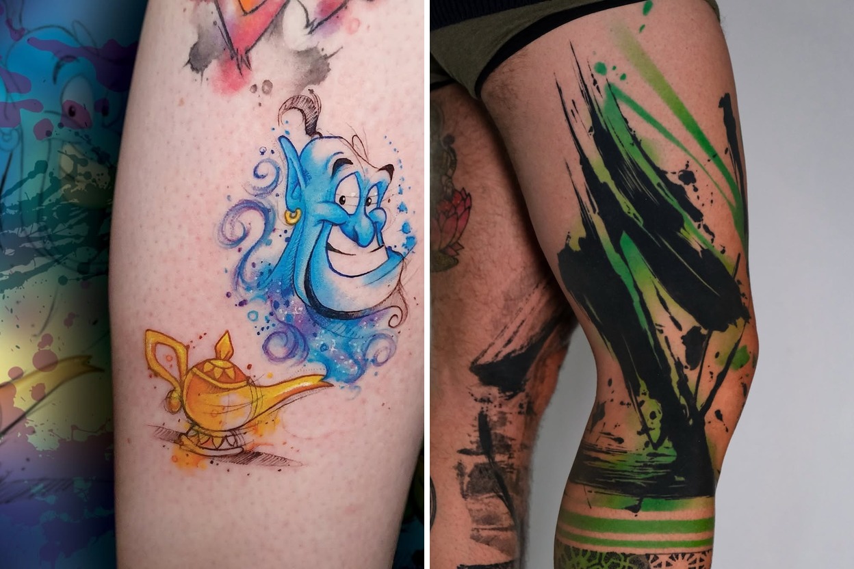 72 Inspiring Delicate Watercolor Tattoo Ideas For Your Next Ink Featured Lookbook Collage