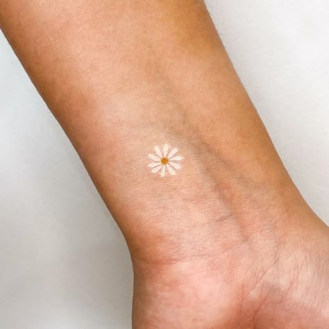 Minimal Daisy Wrist Tattoo Tattoo Design