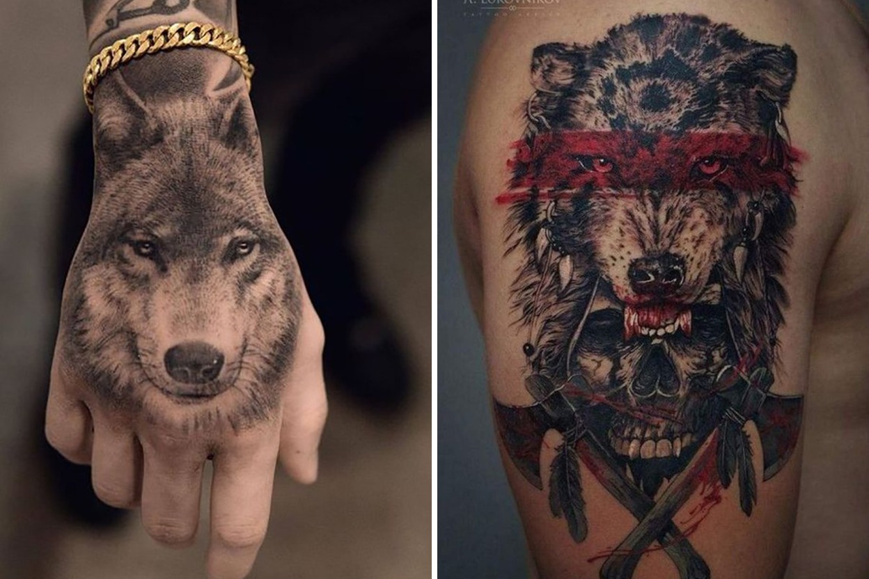 60+ Delicate Wolf Tattoo Ideas For Expressive Body Art Featured Lookbook Collage