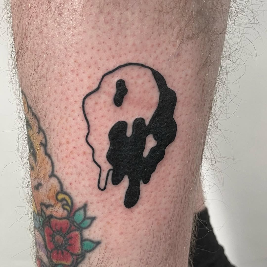 Bold Dripping Yin Yang Tattoo Design Tattoo Design