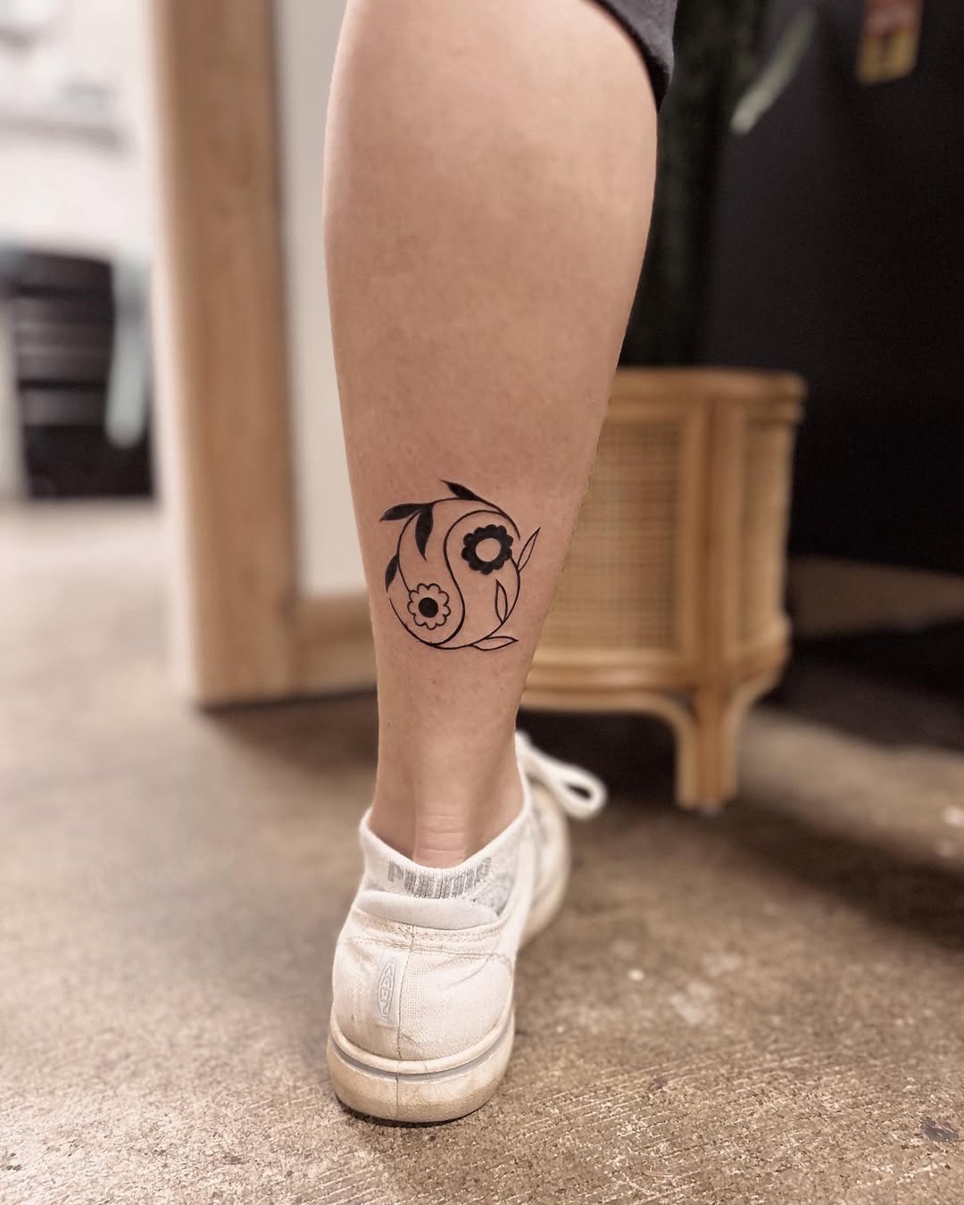 Elegant Yin Yang Fish Tattoo Design Tattoo Design