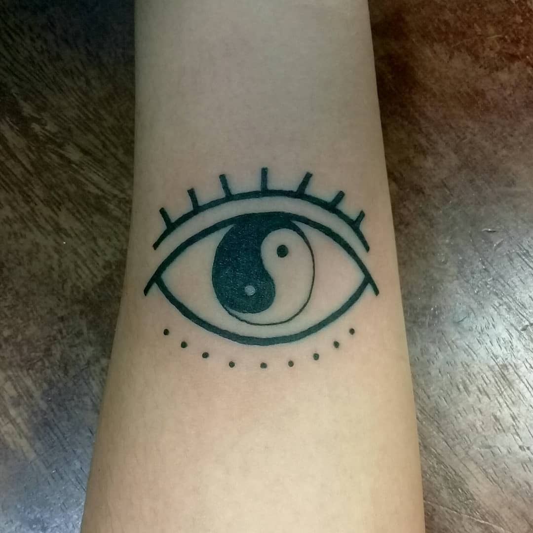 Harmonious Yin Yang Eye Tattoo Design Tattoo Design