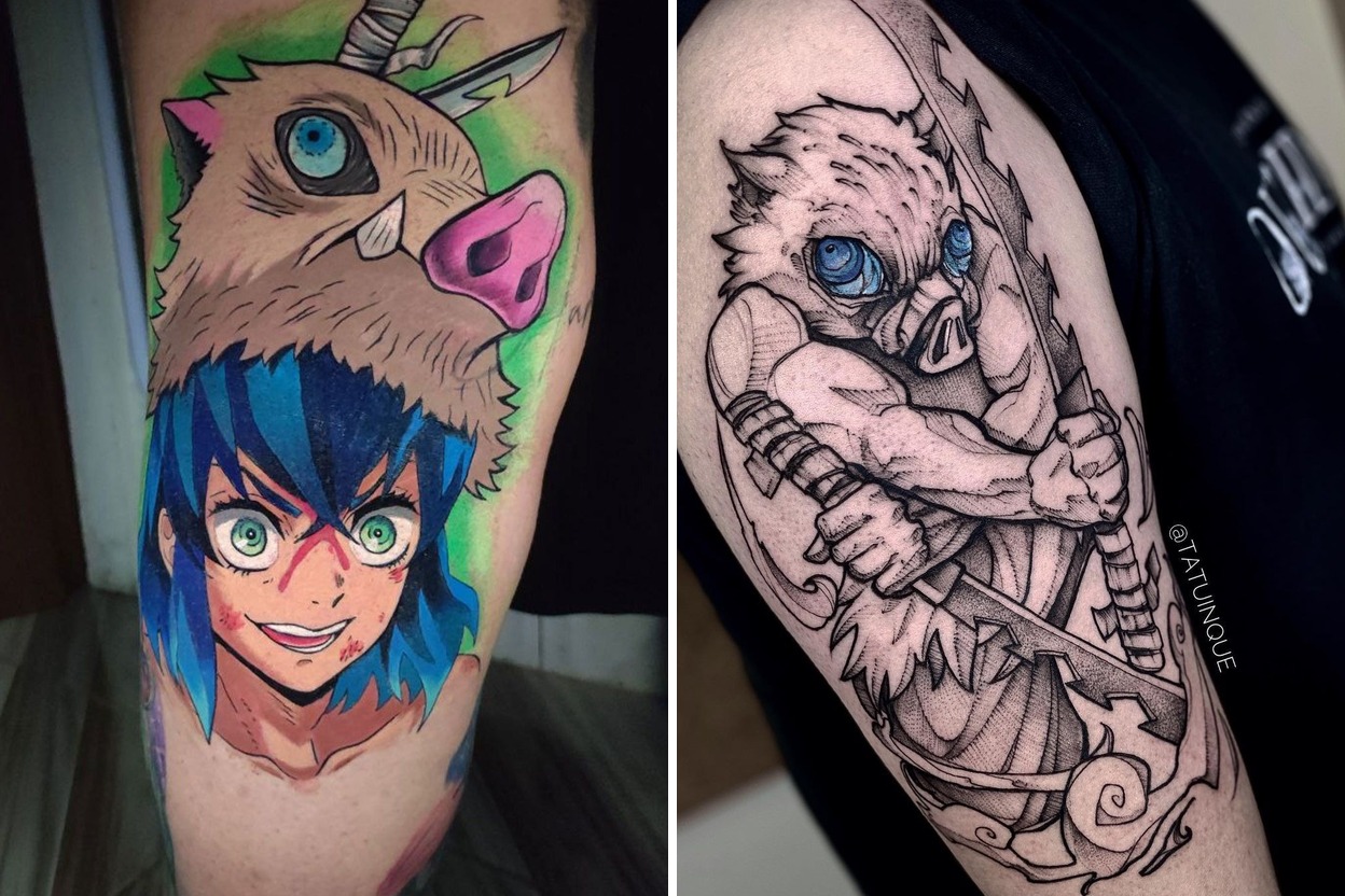 Demon Slayer Tattoo Ideas 23 Stunning Designs For Fans Featured Lookbook Collage
