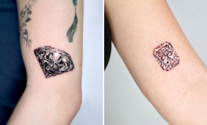 47+ Diamonds Tattoo Ideas & Inspiration