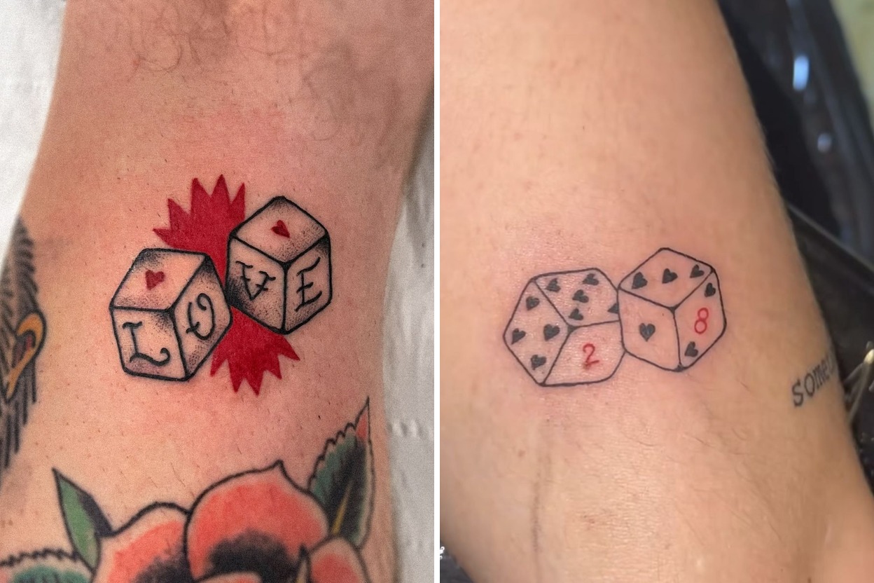 35+ Dice Tattoo Ideas & Inspiration Featured Lookbook Collage