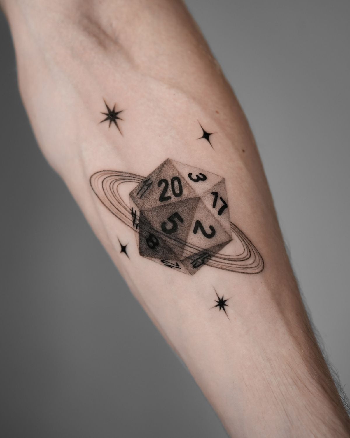 Initial Dice Tattoo Tattoo Design