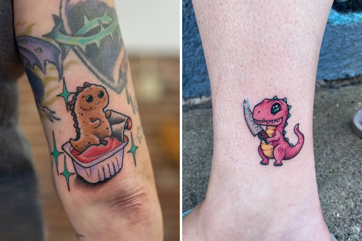 25+ Dinosaur Tattoo Ideas That Feel Playful Stylish and Totally Personal Featured Lookbook Collage