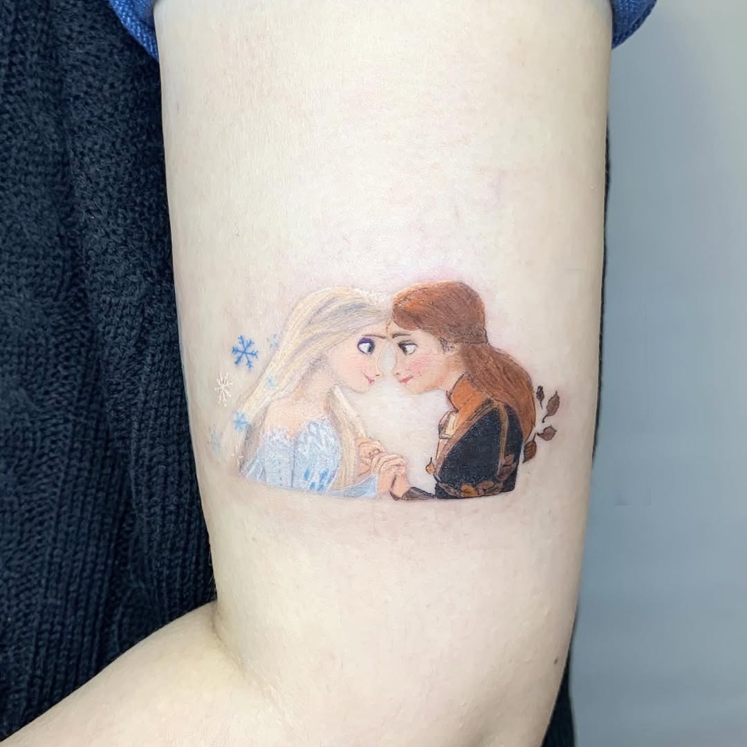 The design centers on sisterly love captured imagery that reads clearly at a glance.