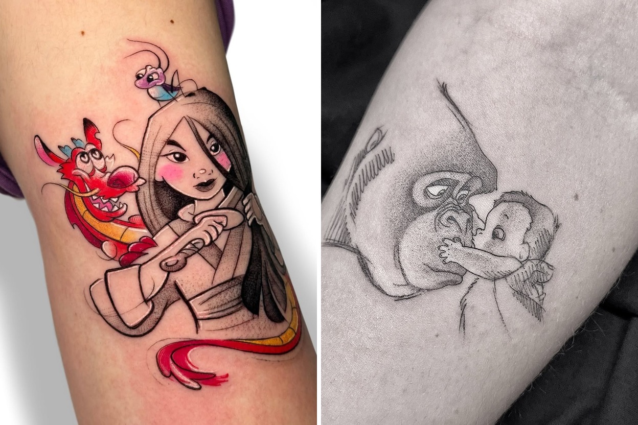 36+ Disney Tattoo Ideas For Timeless and Meaningful Ink Featured Lookbook Collage