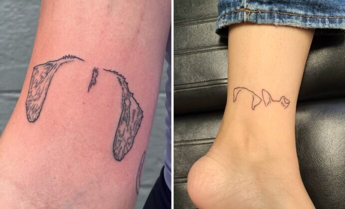 19+ Dog Ear Tattoo Ideas For Unique Personal Expression