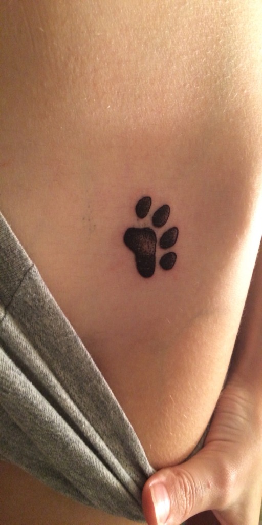 Dog Paw Artwork Tattoo Design