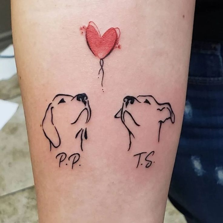Paw Print with Floral Wreath Tattoo Design